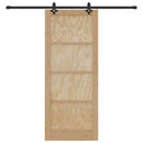 Skydedør ORKDAL 86 x 211 cm Massivt fyrretræ Naturfarvet