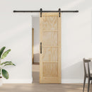 Skydedør ORKDAL 61 x 198,5 cm Massivt fyrretræ