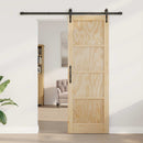 Skydedør ORKDAL 73,5 x 211 cm Massivt fyrretræ