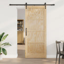 Skydedør ORKDAL 86 x 211 cm Massivt fyrretræ