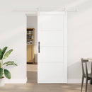 Skydedør ORKDAL 83 x 202 cm Massivt fyrretræ Hvid