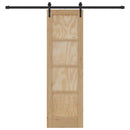 Skydedør ORKDAL 61 x 198,5 cm Massivt fyrretræ