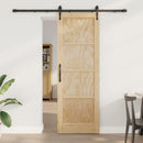 Skydedør ORKDAL 73,5 x 211 cm Massivt fyrretræ