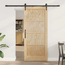 Skydedør ORKDAL 86 x 198,5 cm Massivt fyrretræ