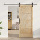 Skydedør ORKDAL 86 x 198,5 cm Massivt fyrretræ