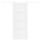 Skydedør ORKDAL 83 x 202 cm Massivt fyrretræ Hvid