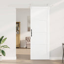 Skydedør ORKDAL 83 x 232 cm Massivt fyrretræ Hvid