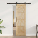 Skydedør ORKDAL 61 x 198,5 cm Massivt fyrretræ Naturfarvet