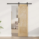Skydedør ORKDAL 61 x 198,5 cm Massivt fyrretræ Naturfarvet