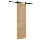 Skydedør ORKDAL 61 x 198,5 cm Massivt fyrretræ Naturfarvet