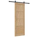 Skydedør ORKDAL 73,5 x 211 cm Massivt fyrretræ Naturfarvet