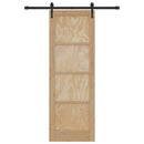 Skydedør ORKDAL 73,5 x 211 cm Massivt fyrretræ Naturfarvet