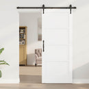 Skydedør ORKDAL 83 x 202 cm Massivt fyrretræ Hvid