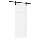 Skydedør ORKDAL 83 x 202 cm Massivt fyrretræ Hvid