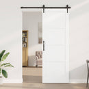 Skydedør ORKDAL 83 x 232 cm Massivt fyrretræ Hvid