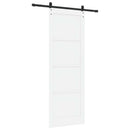 Skydedør ORKDAL 83 x 232 cm Massivt fyrretræ Hvid
