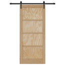 Skydedør ORKDAL 86 x 198,5 cm Massivt fyrretræ Naturfarvet