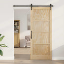 Skydedør ORKDAL 86 x 211 cm Massivt fyrretræ Naturfarvet