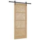 Skydedør ORKDAL 86 x 211 cm Massivt fyrretræ Naturfarvet