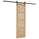 Skydedør ORKDAL 61 x 198,5 cm Massivt fyrretræ Naturfarvet