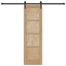 Skydedør ORKDAL 61 x 198,5 cm Massivt fyrretræ Naturfarvet