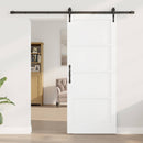 Skydedør ORKDAL 83 x 202 cm Massivt fyrretræ Hvid