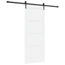Skydedør ORKDAL 83 x 202 cm Massivt fyrretræ Hvid