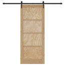 Skydedør ORKDAL 86 x 211 cm Massivt fyrretræ Naturfarvet