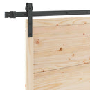 Skydedør Naturfarvet 100 x 208 cm Massivt fyrretræ