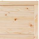 Skydedør Naturfarvet 80 x 208 cm Massivt fyrretræ