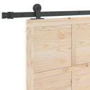 Skydedør Naturfarvet 90 x 208 cm Massivt fyrretræ