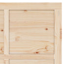 Skydedør Naturfarvet 80 x 208 cm Massivt fyrretræ