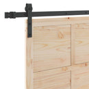Skydedør Naturfarvet 80 x 208 cm Massivt fyrretræ