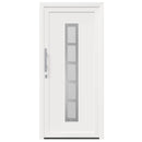 Hoveddør 98 x 208 cm PVC Hvid