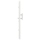 Hoveddør 108 x 208 cm PVC Hvid