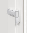 Hoveddør 98 x 208 cm PVC Hvid