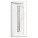 Hoveddør 98 x 208 cm PVC Hvid