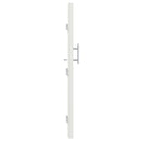 Hoveddør 98 x 208 cm PVC Hvid
