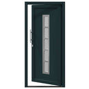 Hoveddør 88 x 200 cm PVC Antracit