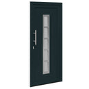 Hoveddør 98 x 208 cm PVC Antracit