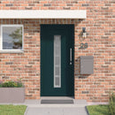 Hoveddør 98 x 200 cm PVC Antracit