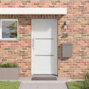 Hoveddør 98 x 200 cm PVC Hvid