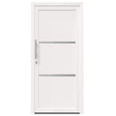 Hoveddør 98 x 200 cm PVC Hvid