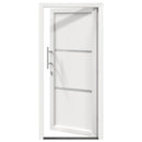 Hoveddør 98 x 208 cm PVC Hvid