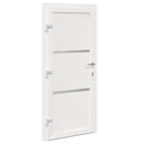 Hoveddør 108 x 208 cm PVC Hvid