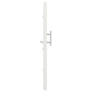 Hoveddør 108 x 208 cm PVC Hvid
