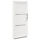 Hoveddør 108 x 208 cm PVC Hvid