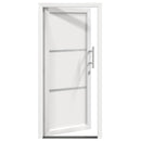 Hoveddør 108 x 208 cm PVC Hvid