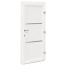 Hoveddør 108 x 208 cm PVC Hvid