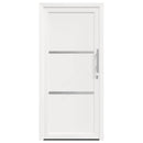 Hoveddør 108 x 208 cm PVC Hvid